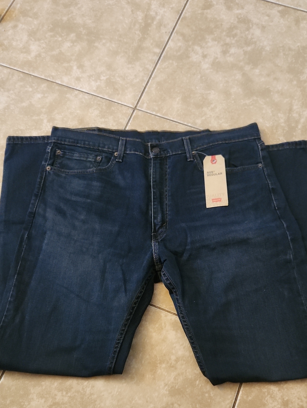 Levi's Men's Dark Indigo Classic Regular Fit Jeans